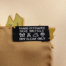 Load image into Gallery viewer, HERMES Carre A WALK IN THE PARK 2016 Spring/Summer Collection Size 90 Beige/Brown/Green/Orange Silk100%
