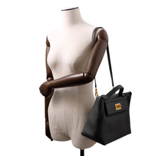 Load image into Gallery viewer, HERMES Sac Van Quatre Black Togo Leather Swift Leather Size 29
