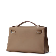 Load image into Gallery viewer, HERMES PochetteKelly Etoupe Swift Leather
