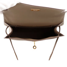 Load image into Gallery viewer, HERMES PochetteKelly Etoupe Swift Leather
