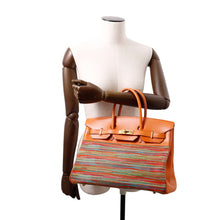 Load image into Gallery viewer, HERMES Birkin Orange Vibrato Box Calf Leather Size 35
