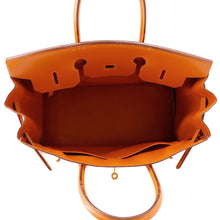 Load image into Gallery viewer, HERMES Birkin Orange Vibrato Box Calf Leather Size 35
