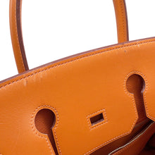 Load image into Gallery viewer, HERMES Birkin Orange Vibrato Box Calf Leather Size 35
