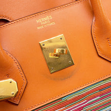 Load image into Gallery viewer, HERMES Birkin Orange Vibrato Box Calf Leather Size 35

