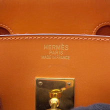 Load image into Gallery viewer, HERMES Birkin Orange Vibrato Box Calf Leather Size 35
