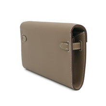 Load image into Gallery viewer, HERMES Kelly Wallet Long To Go Etoupe Epsom
