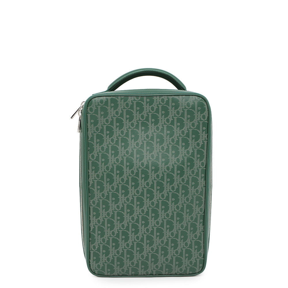 Dior Oblique World Tour Sling Bag Green1ESME143CLP Leather Fabric