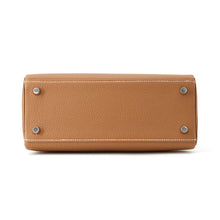 Load image into Gallery viewer, HERMES Kelly Retourne sewing Gold Togo Leather Size 25
