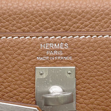 Load image into Gallery viewer, HERMES Kelly Retourne sewing Gold Togo Leather Size 25
