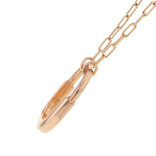 Load image into Gallery viewer, TIFFANY&amp;Co. Padlock Pendant Size Medium73965950 18K Pink Gold
