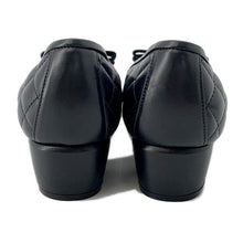 将图像加载到图库查看器中，Ferragamo Vara Ribbon Pumps Black01M832 672114 Patent Leather Leather Size 8
