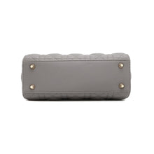 Load image into Gallery viewer, Dior Lady Dior My ABCDior GrayM05380CAL Lambskin Size Small
