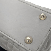 Load image into Gallery viewer, Dior Lady Dior My ABCDior GrayM05380CAL Lambskin Size Small
