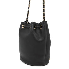 Load image into Gallery viewer, CHANEL DeauvilleShoulder Bag BlackAS1045 Calf Leather

