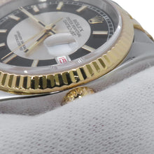 Load image into Gallery viewer, ROLEX Datejust W36mm Stainless Steel K18YG Black/Silver Dial116233
