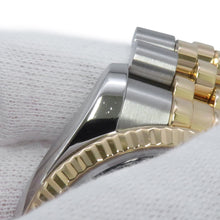 Load image into Gallery viewer, ROLEX Datejust W36mm Stainless Steel K18YG Black/Silver Dial116233

