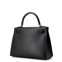 Load image into Gallery viewer, HERMES Kelly Sellier Black Epsom Size 28
