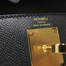 Load image into Gallery viewer, HERMES Kelly Sellier Black Epsom Size 28

