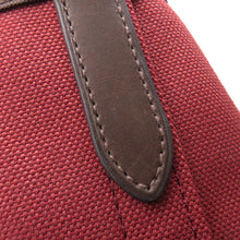 Load image into Gallery viewer, HERMES Sucked Pansage Groom Rouge H/Chocolat Canvas toile chevron
