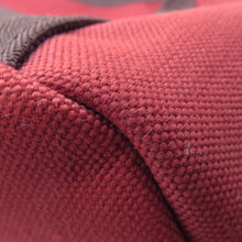 Load image into Gallery viewer, HERMES Sucked Pansage Groom Rouge H/Chocolat Canvas toile chevron
