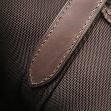Load image into Gallery viewer, HERMES Sucked Pansage Groom Rouge H/Chocolat Canvas toile chevron
