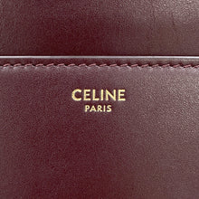 将图像加载到图库查看器中，CELINE 16 SEISE 2WAY Handbag Bordeaux187373 Leather Size Medium
