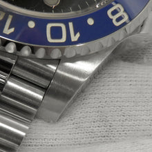 将图像加载到图库查看器中，ROLEX GMT MasterⅡ W40mm Stainless Steel Black Dial126710BLNR
