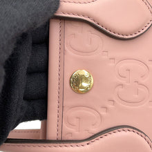 Load image into Gallery viewer, GUCCI 2WAY GG Super Mini Bag Pink790133 Leather
