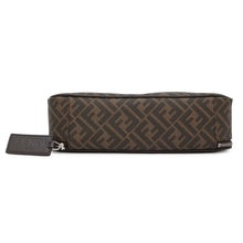 Load image into Gallery viewer, FENDI Zucca Travel Pouch Brown7N0128 PVC Coated Canvas Size Large

