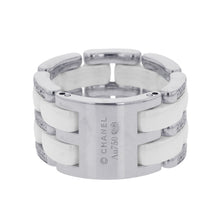 Load image into Gallery viewer, CHANEL Ultra Diamond Ring Size 56/Approximately No. 15 K18WG Ceramic
