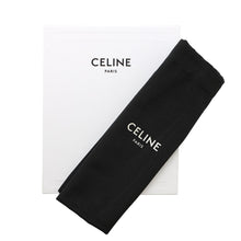 将图像加载到图库查看器中，CELINE Chain Wallet Triomphe Margo Black10L033 Shiny Calf Leather
