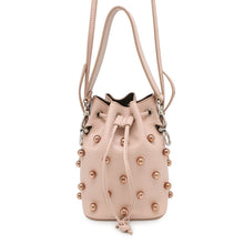 Load image into Gallery viewer, FENDI Montresor Shoulder Bag Studded Jasmin Flower8BS010 Leather Size Mini

