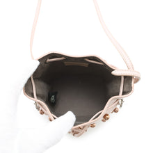 Load image into Gallery viewer, FENDI Montresor Shoulder Bag Studded Jasmin Flower8BS010 Leather Size Mini
