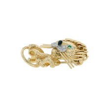 Load image into Gallery viewer, Van Cleef &amp; Arpels Lion motif brooch 18K Yellow Gold
