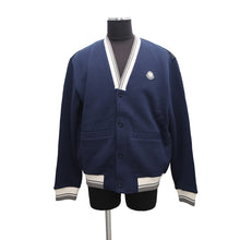 Load image into Gallery viewer, MONCLER Mercedes-Benz NIGO Collaboration Back Car Motif Knitted Fabric Shirt Genius Size L Navy BlueK14018G00005 89AWV Cotton v
