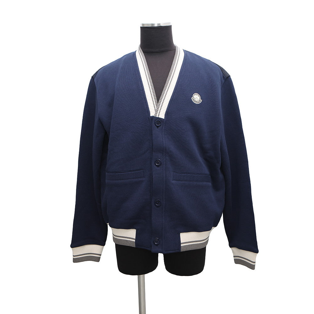 MONCLER Mercedes-Benz NIGO Collaboration Back Car Motif Knitted Fabric Shirt Genius Size L Navy BlueK14018G00005 89AWV Cotton v