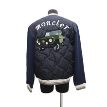 Load image into Gallery viewer, MONCLER Mercedes-Benz NIGO Collaboration Back Car Motif Knitted Fabric Shirt Genius Size L Navy BlueK14018G00005 89AWV Cotton v
