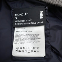 Load image into Gallery viewer, MONCLER Mercedes-Benz NIGO Collaboration Back Car Motif Knitted Fabric Shirt Genius Size L Navy BlueK14018G00005 89AWV Cotton v
