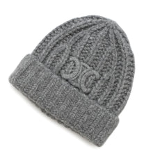 将图像加载到图库查看器中，CELINE Triomphe Knit hat Size free Gray2ADOM912Z 09GR Cashmere37% Wool 37% Silk26%
