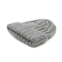 将图像加载到图库查看器中，CELINE Triomphe Knit hat Size free Gray2ADOM912Z 09GR Cashmere37% Wool 37% Silk26%
