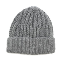 将图像加载到图库查看器中，CELINE Triomphe Knit hat Size free Gray2ADOM912Z 09GR Cashmere37% Wool 37% Silk26%
