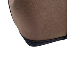 Load image into Gallery viewer, HERMES Garden Party Etoupe/Black Toile Officier Negonda Leather Size PM
