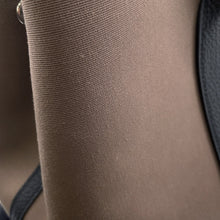 Load image into Gallery viewer, HERMES Garden Party Etoupe/Black Toile Officier Negonda Leather Size PM
