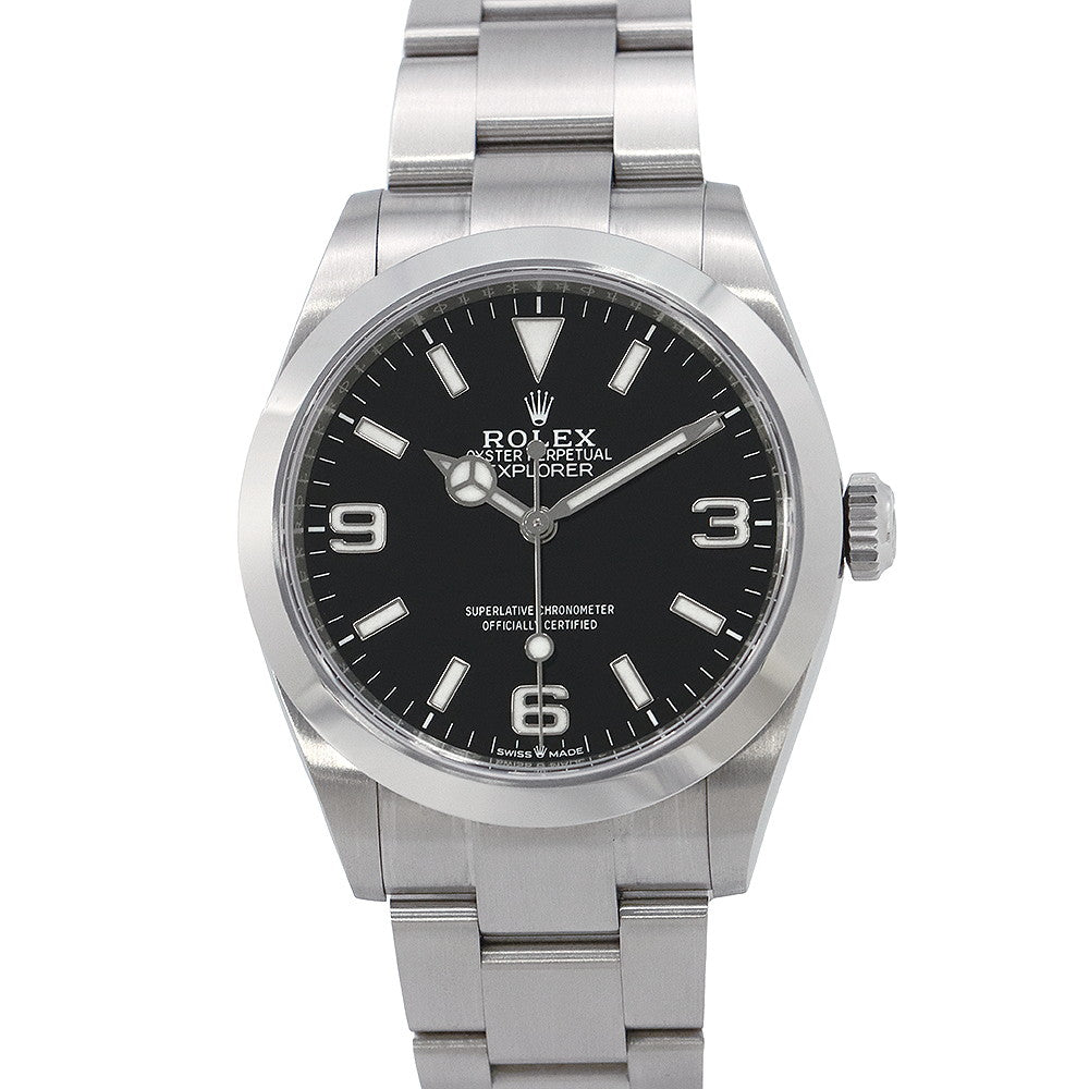 ROLEX Explorer 40 W40mm Stainless Steel Black Dial224270