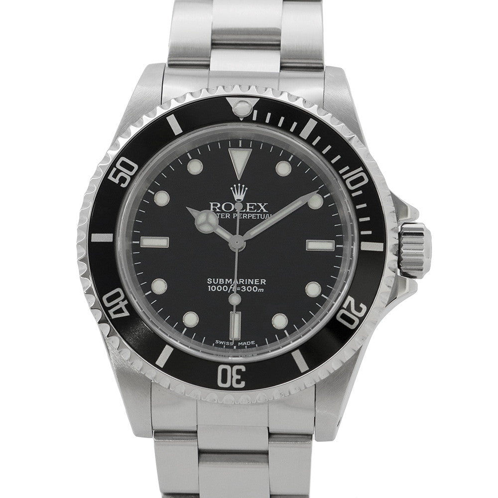 ROLEX Submariner No-Date W40mm Stainless Steel Black Dial14060M