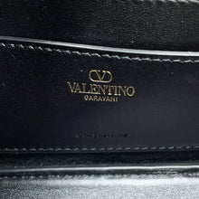 Load image into Gallery viewer, Valentino Garavani RockStudded Shoulder Bag Black3W5B0Q57XUH Leather
