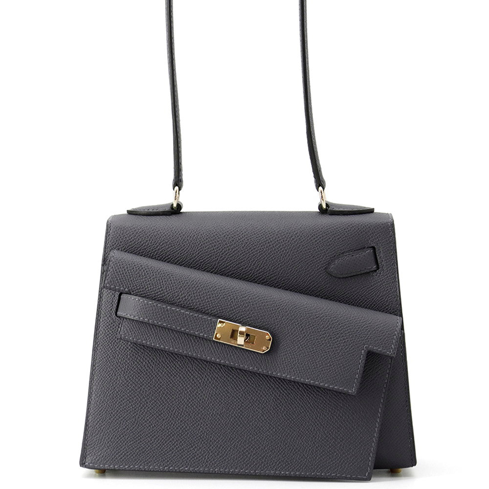 HERMES Kelly Disorder Ardoise Epsom Size 20