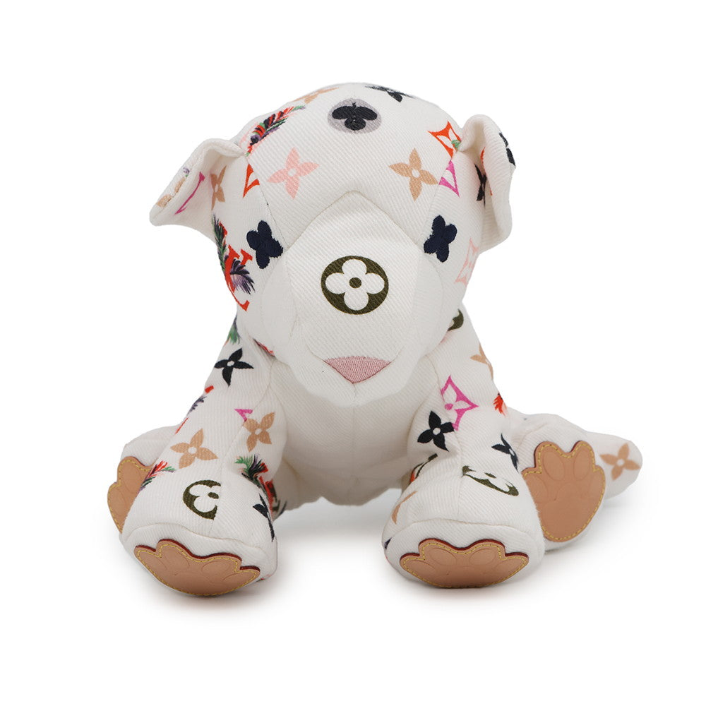 LOUIS VUITTON Doudou Tigre White/MulticolorGI0735 Cotton Vachetta Leather
