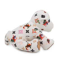 将图像加载到图库查看器中，LOUIS VUITTON Doudou Tigre White/MulticolorGI0735 Cotton Vachetta Leather

