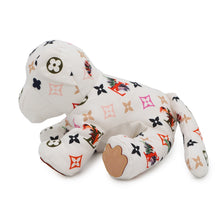 将图像加载到图库查看器中，LOUIS VUITTON Doudou Tigre White/MulticolorGI0735 Cotton Vachetta Leather
